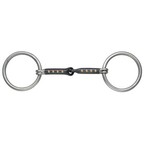 Sweet iron loose ring bradoon snaffle bit